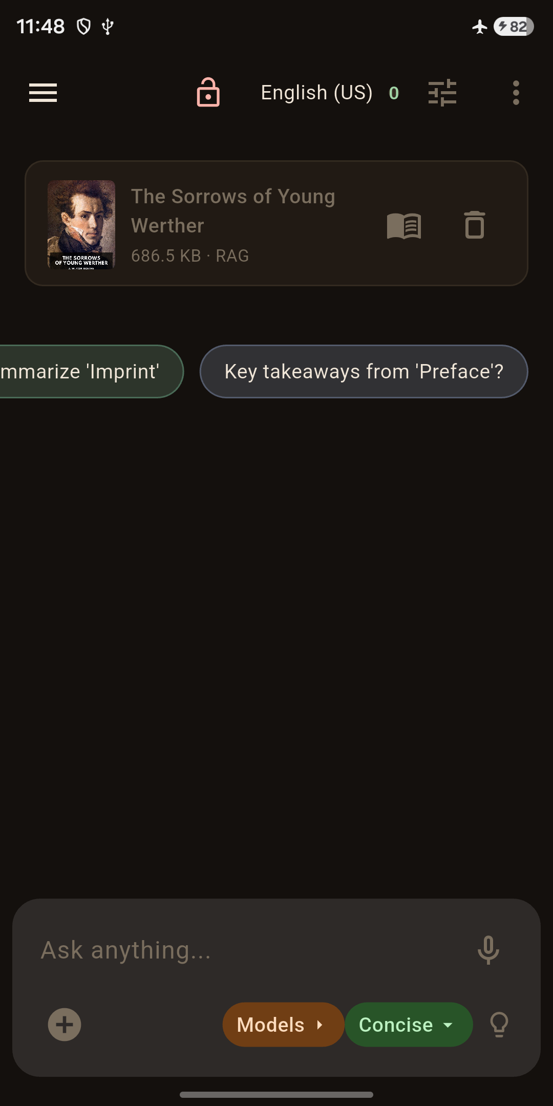 Chat about a book