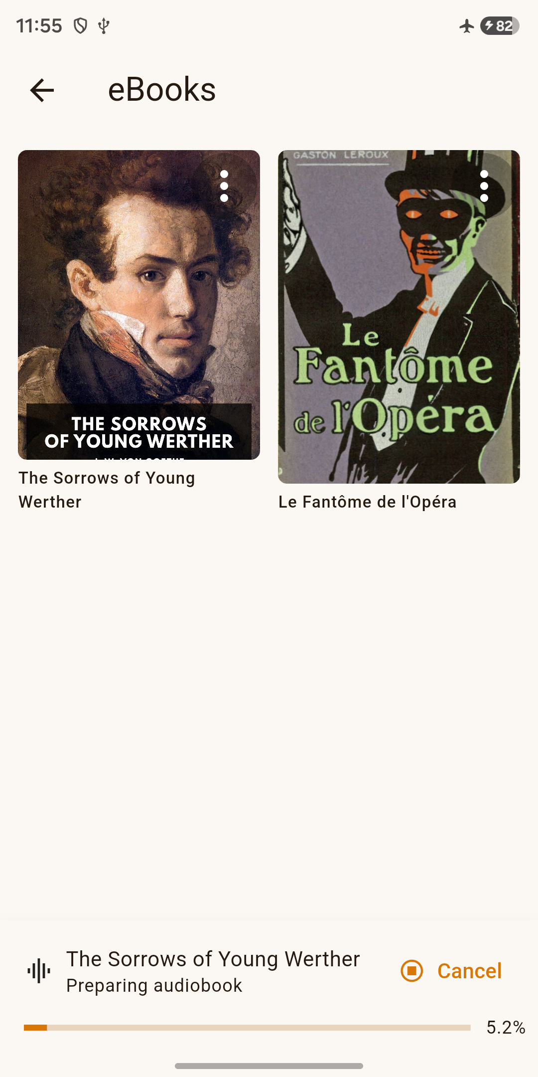 Chaptered audiobook rendering